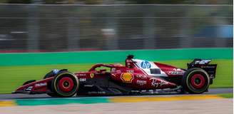 No primeiro dia de trabalhos na Austrália, Charles Leclerc ficou na frente de Hamilton