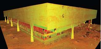 A parceria entre o laboratório Diaprem, da Universidade de Ferrara, na Itália, pesquisadores da FAU e do Centro de Preservação Cultural já tem vários anos de história: a mesma equipe realizou o escaneamento do edifício da faculdade, projetado por Vilanova Artigas.