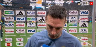 Lionel Scaloni deixou a entrevista com a Argentina