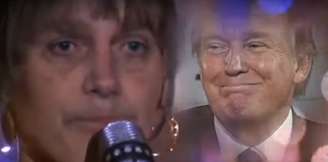 Bolsonaro assume o rosto de Whitney Houston e canta I Will Always Love You (Eu Sempre Vou Amar Você) para Donald Trump em vídeo feito por Bruno Sartori.