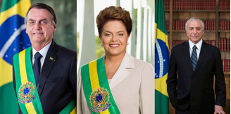 Os três últimos ex-presidentes do Brasil