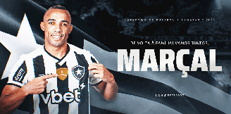 Marçal de volta ao Botafogo. 