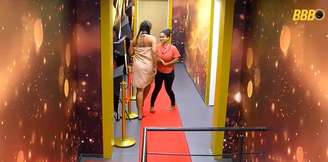 Milena persegue Solange no 'BBB 26'.