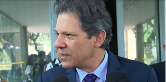 Haddad em entrevista coletiva 