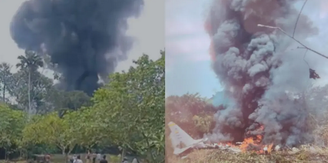 Avião transportava tropas da Força Pública colombiana, segundo fontes do governo