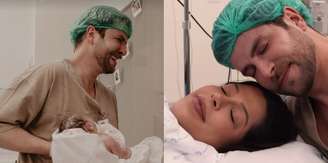 Laís Caldas e Gustavo Marsengo compartilham primeiras imagens da filha, Alice, nascida no último sábado, 6