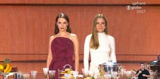 Débora Falabella e Adriana Esteves ressurgiram como Nina/Rita e Carminha para apresentar 'Avenida Brasil 2'