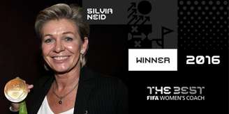 Silvia Neid foi eleita a melhor treinadora do mundo (Foto: Reprodução)