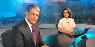 William Bonner e Renata Vasconcellos, do ‘JN’: a Globo quer se blindar contra seus ‘haters’.