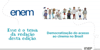 Inep divulga tema da redação do Enem 2019