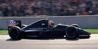 Sauber e Mercedes, juntas em 1993.