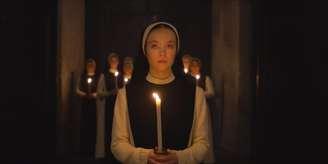 Sydney Sweeney em cena de 'Imaculada'.