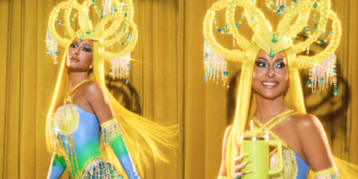 Look de Sabrina para abrir carnaval do Rio