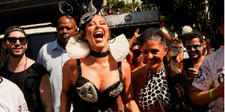 Na publicação, Paolla dividiu com os fãs como foi a festa