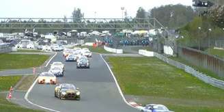 Momento do acidente, que causou a morte do piloto — 