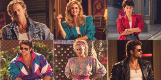 Elenco de 'Avenida Brasil' entra na trend dos anos 80