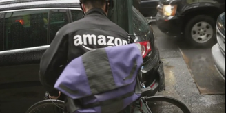 <p>Moradores de NY poderão receber encomendas em menos de uma hora com o Amazon Prime Now, com entregas via bicicletas</p>