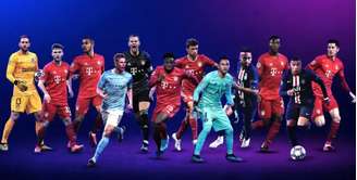 Uefa divulgou lista com 12 finalistas