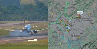 A tripulação do voo 1033 relatou problemas nos controles de voo e comunicou a emergência utilizando o código “Pan-Pan”