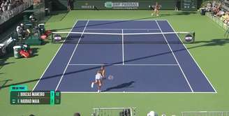 Bia Haddad perde na estreia e é eliminada de Indian Wells.