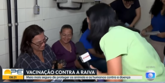Pinscher rouba a cena durante entrevista para o Bom Dia PE