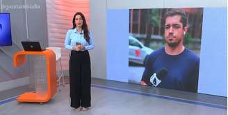 A apresentadora Rafaela Marquezini abriu o telejornal lamentando a morte do colega Caíque Verli