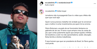 Vídeo postado pelo MC Cabelinho faz parte do projeto Revelando Brasil, do Calma Urgente