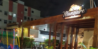 Fachada da Mangiare Pizzaria & Restaurante