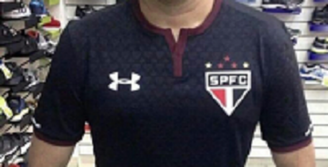 Nova terceira camisa do São Paulo,betspeed aviator nao funcionapreto (Foto: Reprodução)