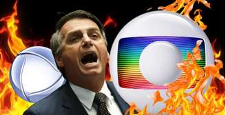O jornalismo da RecordTV oferece munição para Bolsonaro disparar contra a Globo 