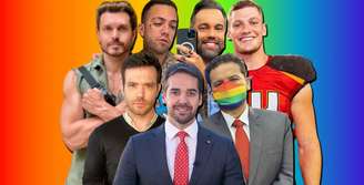 Acima, Franklin, Lucas, Alex e Carl; abaixo, Tom, Eduardo e Juliano: a coragem de ser quem se é