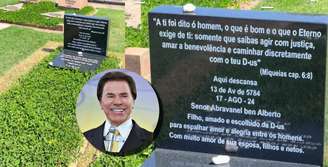 A sepultura de Silvio Santos: sem flores nem ornamentos, como determina a tradição entre judeus