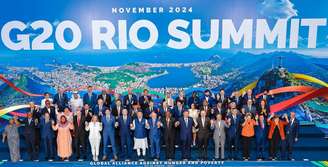 Chefes se reuniram para uma novo foto oficial do G20