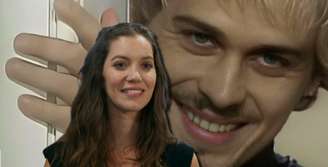 Francesca (Nathalia Dill) parece coleguinha de Alexandre (Guilherme Fontes): espíritos costumam fazer sucesso nas novelas da Globo