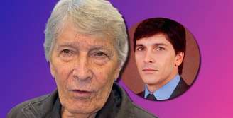 Juan Ferrara atualmente, aos 82 anos, e na década de 1980, no auge de sua fama de galã