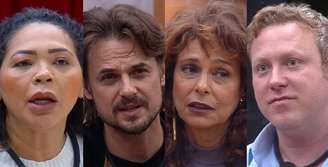 Darlin, Erthal, Giovanna e Serginho: o jogo está com eles, que estão entregando algum entretenimento ao público