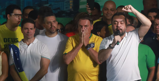 Bolsonaro, Castro e Ramagem estiveram juntos publicamente no último dia 16, na pré-candidatura do deputado à Prefeitura do Rio de Janeiro