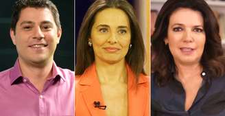 Evaristo Costa, Carla Vilhena e Mara Luquet: há vida (muito rentável) fora da Globo.