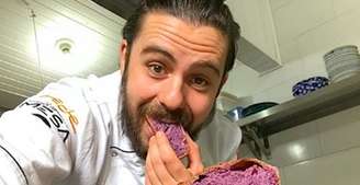 O chef com uma receita de sua autoria no Instagram: um ‘cara do bem’ que encantou a todos na TV