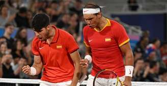 Nadal e Alcaraz em Paris 