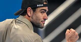 Berrettini celebra vitória 