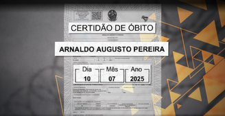 Atestado de óbito em nome de ex-auditor 