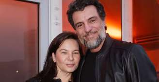 Lombardi com a esposa