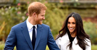 O príncipe Harry e Meghan