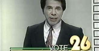 Silvio Santos em propaganda eleitoral de 1989