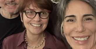 Lídia Brondi e Gloria Pires apareceram em fotos