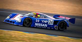 Nissan R90CK, pole de Le Mans com Mark Blundell