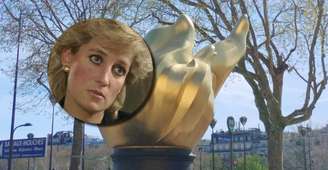 A 'Chama da Liberdade', em Paris, recebe diariamente centenas de admiradores da princesa Diana em Paris