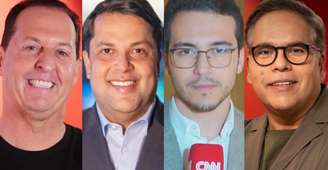 Benja, Xavier, Gama e Moraes: entra e sai na CNN Brasil