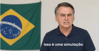 Vídeo de Jair Bolsonaro gerado por IA foi usado em lançamento da campanha de Flávio Bolsonaro à Presidência da República
